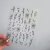 Pegatinas para Uñas de Bambú con Tinta Estilo Chino Planas con Adhesivo Trasero Nuevas Pegatinas para Uñas de Bambú Estilo Chino Joyería Estilo Dh