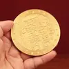 Latón Personalizado Tianguan Cifu Qiankun Placa de Cobre Placa de los Ocho Trigramas Entrada del Hogar Atracción de Riqueza Reunión de Fortuna Adorno de Protección del Hogar Venta al por Mayor