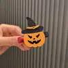 Accesorios para el Cabello de Niñas Adornos de Halloween al por Mayor Pasadores para el Cabello de Niños Pasadores de Bruja Calabaza Pasadores para Actuación Clips Superiores Accesorios para la Cabeza de Dibujos Animados