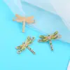 Accesorios populares de joyería de Amazon DIY Goteo Libélula collar de doble colgante accesorios para joyería accesorios de joyería venta directa de fábrica