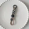 Adecuado para todo tipo de fundas de teléfono móvil, cordón corto para colgar, adornos colgantes, candado para llaves, mochila, cara sonriente de colores, cuerda para colgar con tarjeta