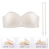 Ovo Poché sem alça duas vias lingerie feminina fina sem costura antiderrapante peito grande peito pequeno push up expansão externa tubo largo