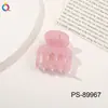 Qi Yue Nuevo Color Gelatina Pinza de Garra de Cuatro Puntas Exquisita Pinza para el Cabello de Tacto de Alta Gama Cola de Caballo Recogido Pinza de Tiburón Accesorios para el Cabello para Mujeres Venta al por Mayor