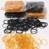Elástico Preto, Elástico Amarelo, Alta Elasticidade, Elástico Descartável, Cabeleireiro de Escritório, Elástico de Couro para Amarrar Vegetais, Anel de Borracha Macia Atacado