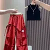Conjunto de Verano Moderno para Niñas 2025 Nuevo Chaleco Elegante Versátil y Pantalones Cargo a la Moda para Verano