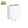 Cargador multi-puerto 360W carcasa 3U 2PD adaptador de corriente 5v2a12w para teléfonos Apple y Android