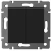 Enchufe de pared conmutador concatemer panel de PC negro mate enchufe de interruptor de combinación libre europeo francés