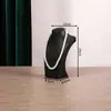Bian Ya Nuevo Tipo H Maniquí de Cuero Negro Soporte para Joyería Perchero para Colgar Collares de Perlas Estante de Exhibición Antiguo