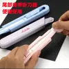 Abridor de Caixa de Ângulo Reto Estilo Japonês Cortador de Caixa Automático de Rebote Cerâmico Faca Utilitária Portátil Magnético de Rebote Criativo Antiaderente