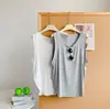Chaleco Modal Irregular sin Mangas Suelto para Mujer, Cubre el Cuerpo, Adelgazante, Transpirable, Top Cubre Ropa Deportiva para Correr y Fitness