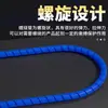 Tubo Enrollador de Silicona Azul, Tubo Espiral de Silicona, Tubo para Enrollar Cables, Tubo para Fibra Óptica, Tubo para Pasar Cables, Funda Protectora Suave, Resistente a Altas Temperaturas