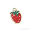 Série Vermelha Liga Mista Esmalte Acessórios Colar Pulseira Brincos DIY Chaveiro Artesanal Pingente de Joia