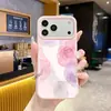 Bestseller internacional, capa de celular de silicone líquido de alta qualidade com gradiente aquarela Morandi, amigável à pele e anti-suor, atacado de modelo novo