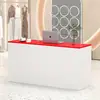 Tienda de Ropa Moderna Sencilla Isla Pequeña de Caja Bar Recepción Frontal Mostrador Popular