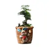 Vaso de cerâmica transfronteiriço para flores suculentas de ovelhinha vaso criativo para plantas carnívoras jardinagem liquidação artesanato de fábrica atacado