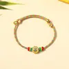 Pulsera de Hilo Rojo Estilo Nuevo Festival del Bote del Dragón, Pulsera Trenzada Colorida Año del Caballo, Pulsera de Hilo Rojo Tejida a Mano que No se Desvanece, Al por Mayor en Stock