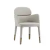 Sillón, silla de recepción y sala de juntas, lujo ligero estilo italiano, diseño minimalista moderno, sillón de club, sillón de diseñador creativo