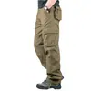 Overoles Transfronterizos para Hombre Pantalones Casuales para Exteriores Tallas Grandes Pantalones Deportivos de Pierna Recta Bolsillos Múltiples Sueltos Pantalones de Trabajo