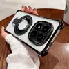 Adecuado para funda de teléfono con soporte magnético Xiaomi 17, Cubierta transparente Redmi Note 15 Pro con airbag anticaída, Modelo nuevo 14K90
