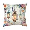 Funda de almohada estampada Luna Dorada transfronteriza Amazon Felpa corta súper suave Decoración del hogar Vintage Funda de almohada para sofá
