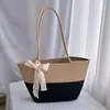 Fábrica em estoque Atacado Bolsa Tote Tecida de Grande Capacidade Bolsa de Praia Bolsa Mensageiro Bolsa de Mão Presente Dia da Mulher Salão