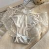 Pure Style Sexy Renda Bow Strap Cross Underwear Mulheres Puro Algodão Crotch Cintura Média Respirável Cuecas Femininas