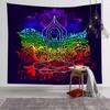 Tapiz Mandala Escandinavo Fondo de Yoga Tela de Pared Renovación de Dormitorio Sala de Estar Paño Colgante Decorativo Toalla de Playa para Exterior Manta para Sentarse
