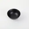 Platos de Melamina, Resistentes a la Rotura, Vajilla de Melamina Negra Mate, Tazones Redondos, Tazones para Condimentos, Tazones para Arroz, Venta al por Mayor con Etiquetas Impresas, en Stock