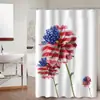 Cortina de Ducha Amazon Nueva Decoración de Baño Transfronteriza Tela Estilo Europeo Nuevo Poliéster Estampado Cortina Divisoria Cortina de Ducha Zhejiang