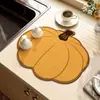 Alfombrilla Drenante para Encimera de Cocina, Alfombrilla Absorbente Suave de Tierra de Diatomeas, Posavasos para Vajilla, Alfombrilla Secadora para Mesa de Centro y Barra, Manteles Individuales sin Lavar