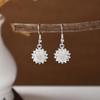 Aretes Étnicos Imitación Plata Miao Aretes Retro Largos con Borlas Atracciones Aretes Estilo Antiguo Aretes Miao para Mujer Venta al por Mayor