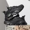 2026 Novo Verão Mais Vendido Moda Celebridade da Internet Malha Sapatos Casuais Antiderrapante Amortecimento a Ar Aumento de Altura Sapatos Esportivos Sapatos Masculinos Tendência