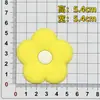 Goma Blanda de PVC Flores de Dibujos Animados Coloridas Accesorios para Fundas de Teléfono Móvil Bolsas Ropa Zapatos Accesorios Parches Decoraciones Colección