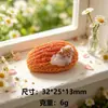 Mini Bolos de Concha Madeleine Francesa Acessórios de Resina Comida em Miniatura Simulação Brinquedos Ornaments Pingente de Chaveiro DIY