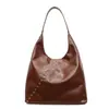 Bolso Tote Sencillo de Gran Capacidad para Viajes Diarios de Mujer 2025 Invierno Nuevo Estilo Bolso de Hombro Axila Casual de Alta Gama