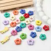 Bolsa de Flores Caladas de Acrílico Multicolor Anillo de Cuentas Pulsera de Cuentas Hecha a Mano DIY Accesorios de Joyería Material