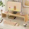 Suporte Elevador para Monitor de Computador Prateleira de Armazenamento para Mesa de Escritório para Estação de Trabalho Feminina Artefato de Armazenamento com Base de Suporte Elevada