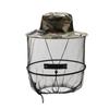 Chapéu de pescador anti-mosquito Campo ao ar livre Portátil Anti-abelha Chapéu Montanhismo Apicultura Acampamento Guarda-sol Pesca anti-sol Chapéu