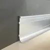 Piso de PVC para hospital Cola para piso Parede Tira de fechamento especial Piso de plástico Fechamento de piso Revestimento de liga de alumínio Canto da parede Linha de rodapé
