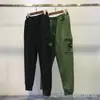 Pantalones Funcionales de Marca de Moda Stone Island Transfronterizos con Bolsillos Laterales con Logo Jogger Estilo Americano Pantalones de Chándal Versátiles Corte Holgado Ropa de Trabajo