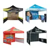 Juego completo de carpas publicitarias con impresión digital 3*3m evento de exposición al aire libre carpas plegables de cuatro esquinas con patrones de logotipo personalizados