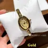 Relojes de Moda Más Vendidos de Comercio Exterior para Mujer, Serie Bañera, Reloj de Pulsera Estilo Retro, Pulsera Ovalada Romana, Reloj de Cuarzo para Mujer