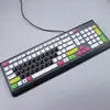 Adecuado para la película de teclado de escritorio todo en uno lenovo lenovo M120K, pasta de silicona con protección a prueba de polvo cóncava-convexa