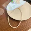 Collar de Perlas para Mujer 2025 Nuevo Diseño de Nicho Cadena para Clavícula de Temperamento de Lujo Ligero Joyería Simple Versátil Venta al por Mayor