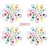 Hebilla de plástico de color, accesorios para herramientas de costura, bolso multicolor, suéter pequeño de punto, marca la hebilla, número de líneas de la hebilla