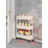 Estante de Almacenamiento de Pie Detrás de la Puerta, Carrito Móvil para Sándwiches, Refrigerador, Gabinete para Espacios Estrechos, Baño, Cocina, Estante de Almacenamiento para Sala de Estar