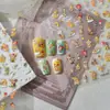 Pegatina de diseño de arte de uñas con forma de estrella de celebridad de internet, adhesivo en relieve 5D, material para pegatinas de planificador diario de papelería DIY, fábrica