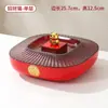 Caja de Dulces Roja de Año Nuevo Plato de Frutas Secas para Boda Plato de Frutas para Mesa de Café de Sala de Estar Familiar Plato de Frutas Frutas Secas Fruta Melón Plato Ácido