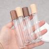 F005-F007-Frasco Dispensador de Perfume Elegante Portátil 10ml Frasco Spray de Vidro Quadrado Cilíndrico Frasco Vazio