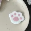 Flequillo lateral con forma de pata de gatito Kt de peluche con cinta mágica para niñas, Pinzas para el pelo rosas suaves y lindas, Dulces accesorios para el pelo, Pasadores
